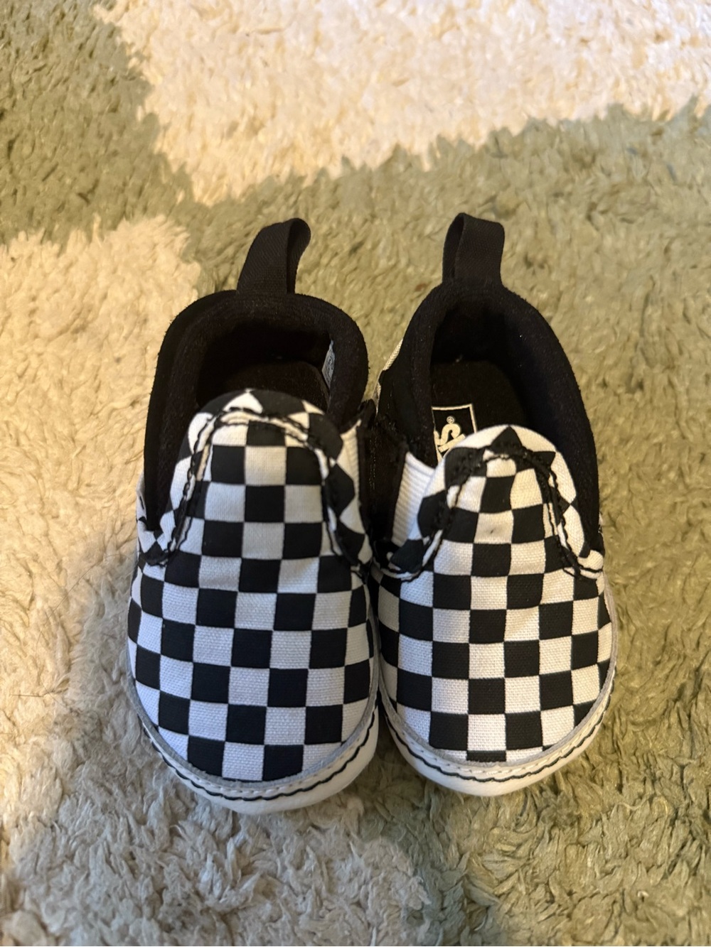 Vans Kids Slip-On Sneakers - Black & White Checkerboard